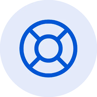 Marine safety device icon for emergency communication and rescue applications